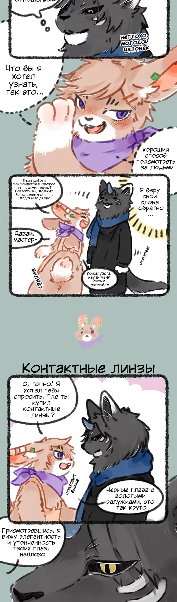 Здесь водятся звери — Глава 32 — Недопонимание - Контактные линзы — страница 2