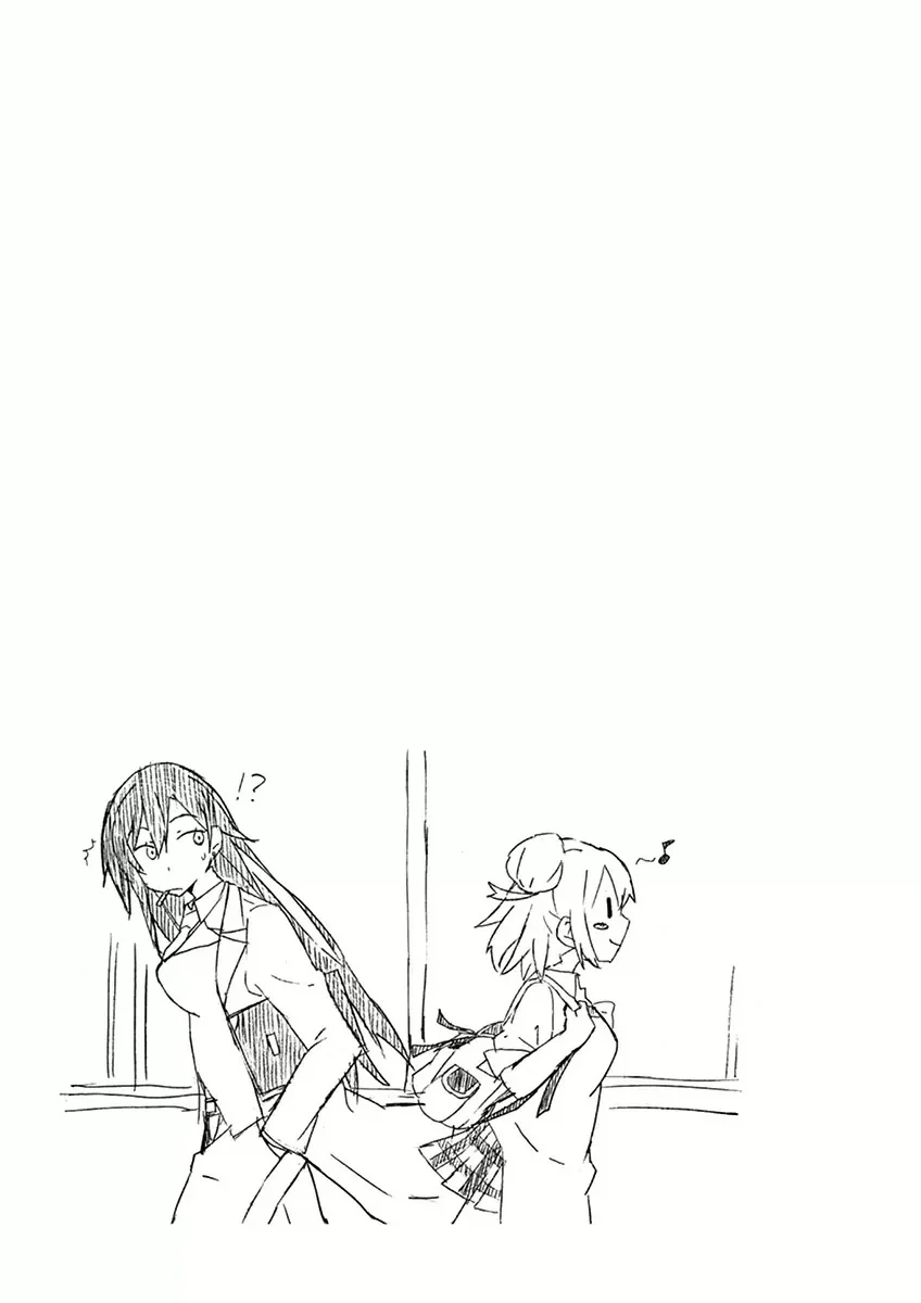 Как и ожидал, моя школьная романтическая жизнь не удалась @комикс — Том 1. Глава 3 — Глава 3: Юи Юигахама то и дело посматривает по сторонам — страница 33